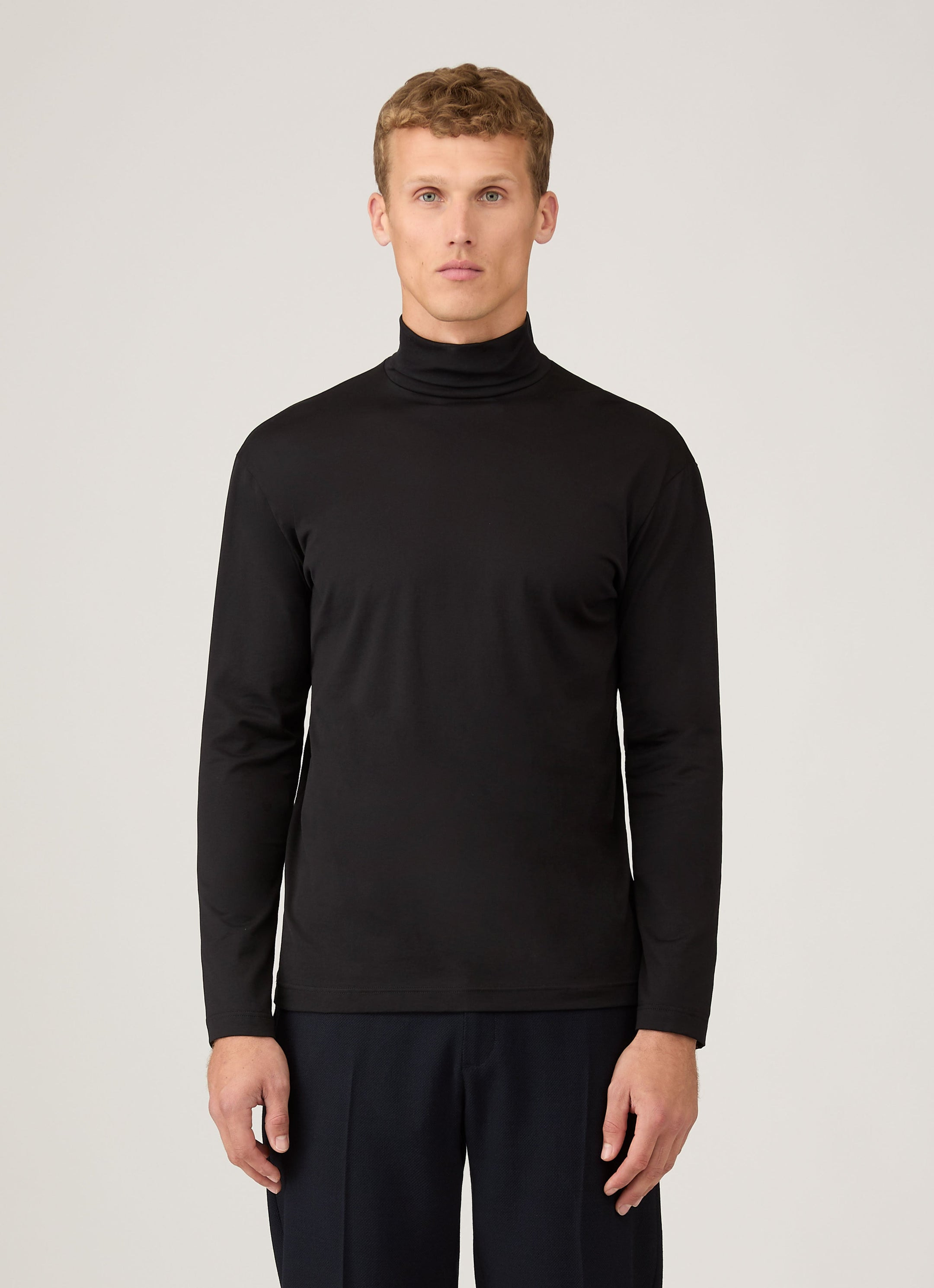 Roll Neck Heavyweight T‑shirt - 2