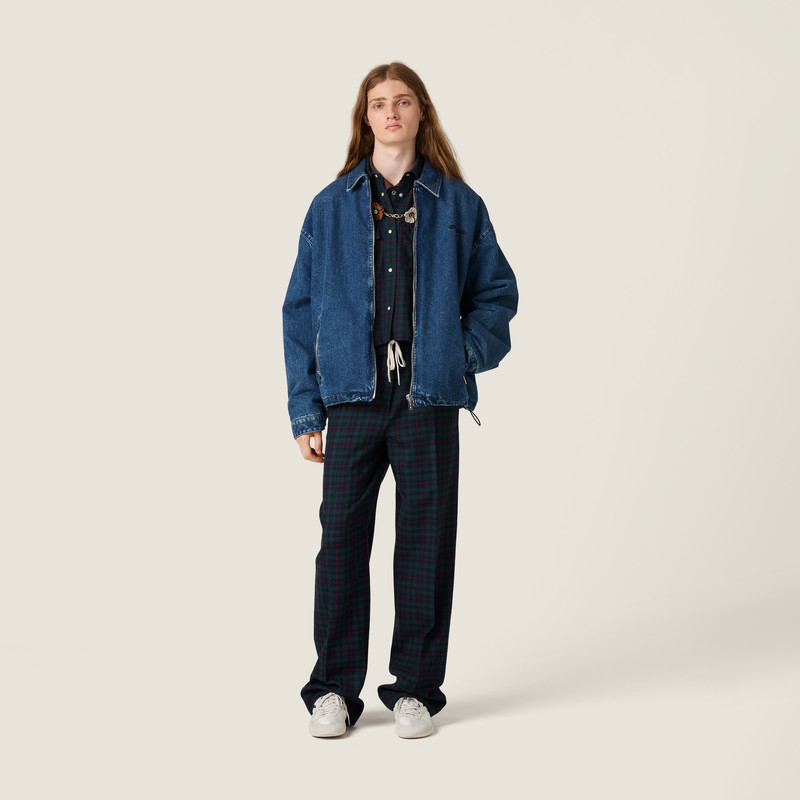 Miu Miu Plaid pants outlook