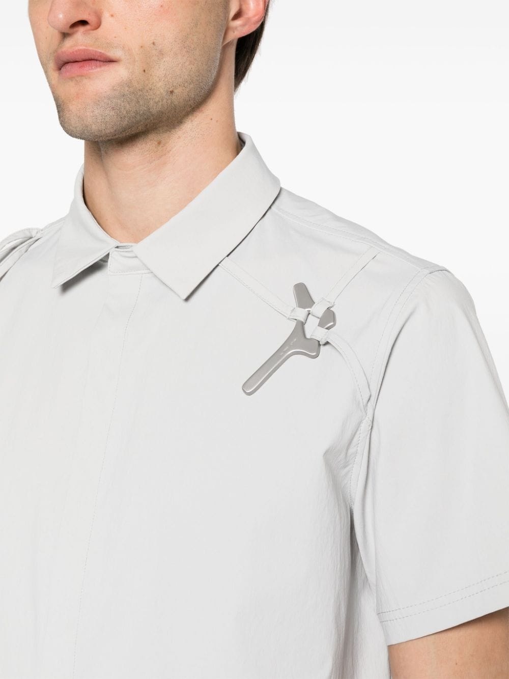 hardware-detailed shirt - 5