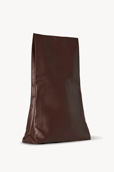 The Row Large Glove Bag in Leather outlook