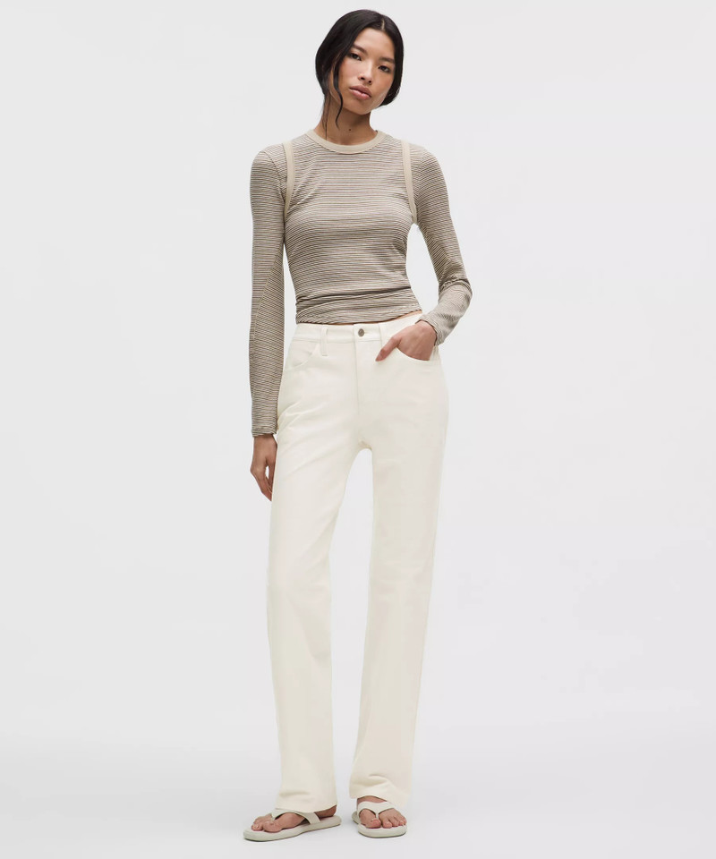 EasyFive Mid-Rise Relaxed-Straight Pant *Short 1