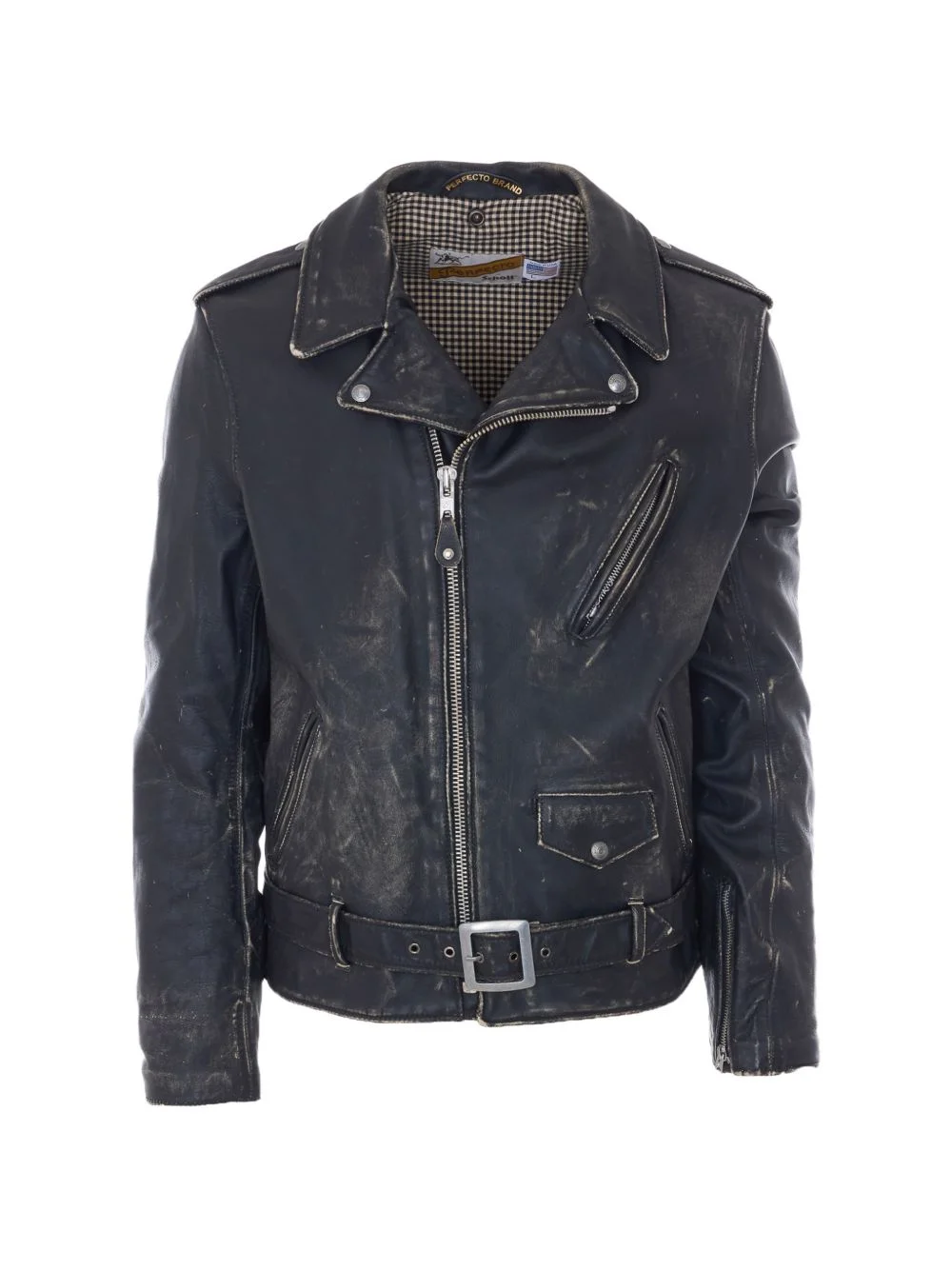 Perfecto belted motorcycle jacket - 1