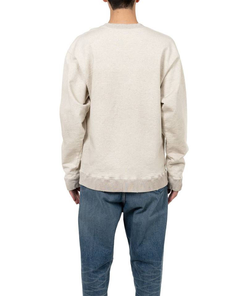 Cat Printed Embellished Distressed Sweatshirt 5