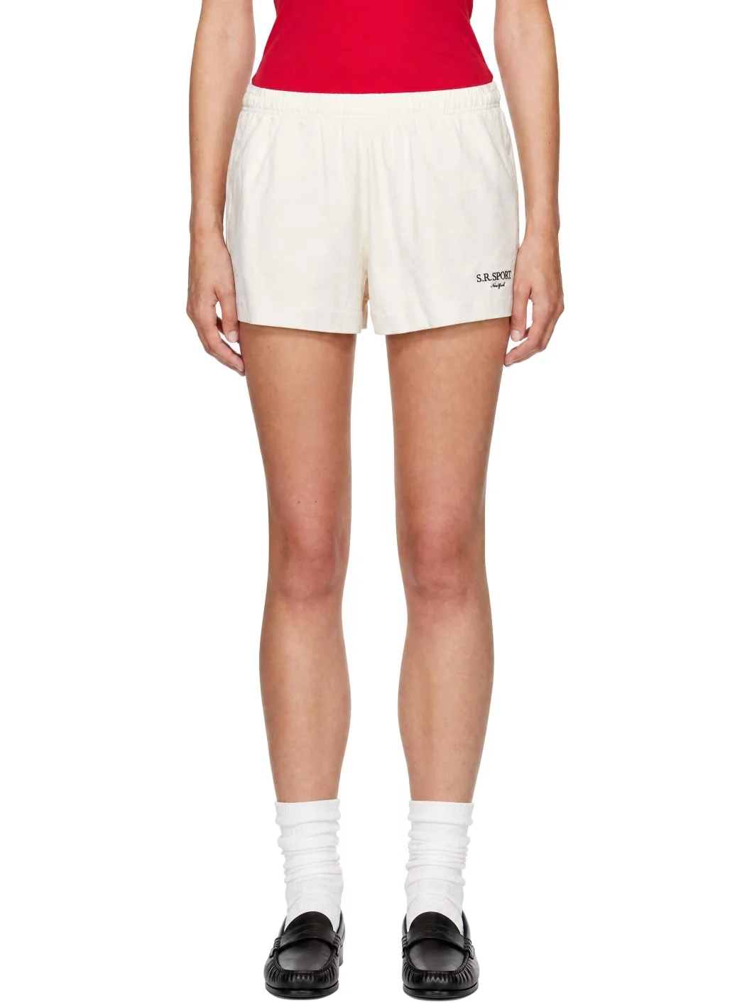 Off-White 'SR Sport' Embroidered Disco Shorts - 1