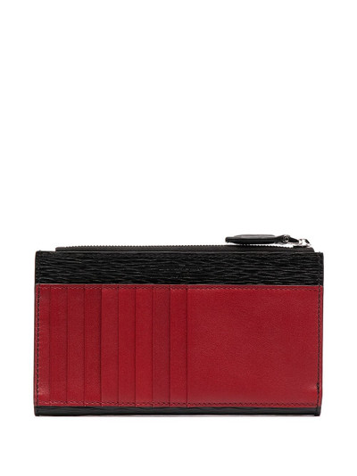 Salvatore Ferragamo Gancini two-tone wallet outlook