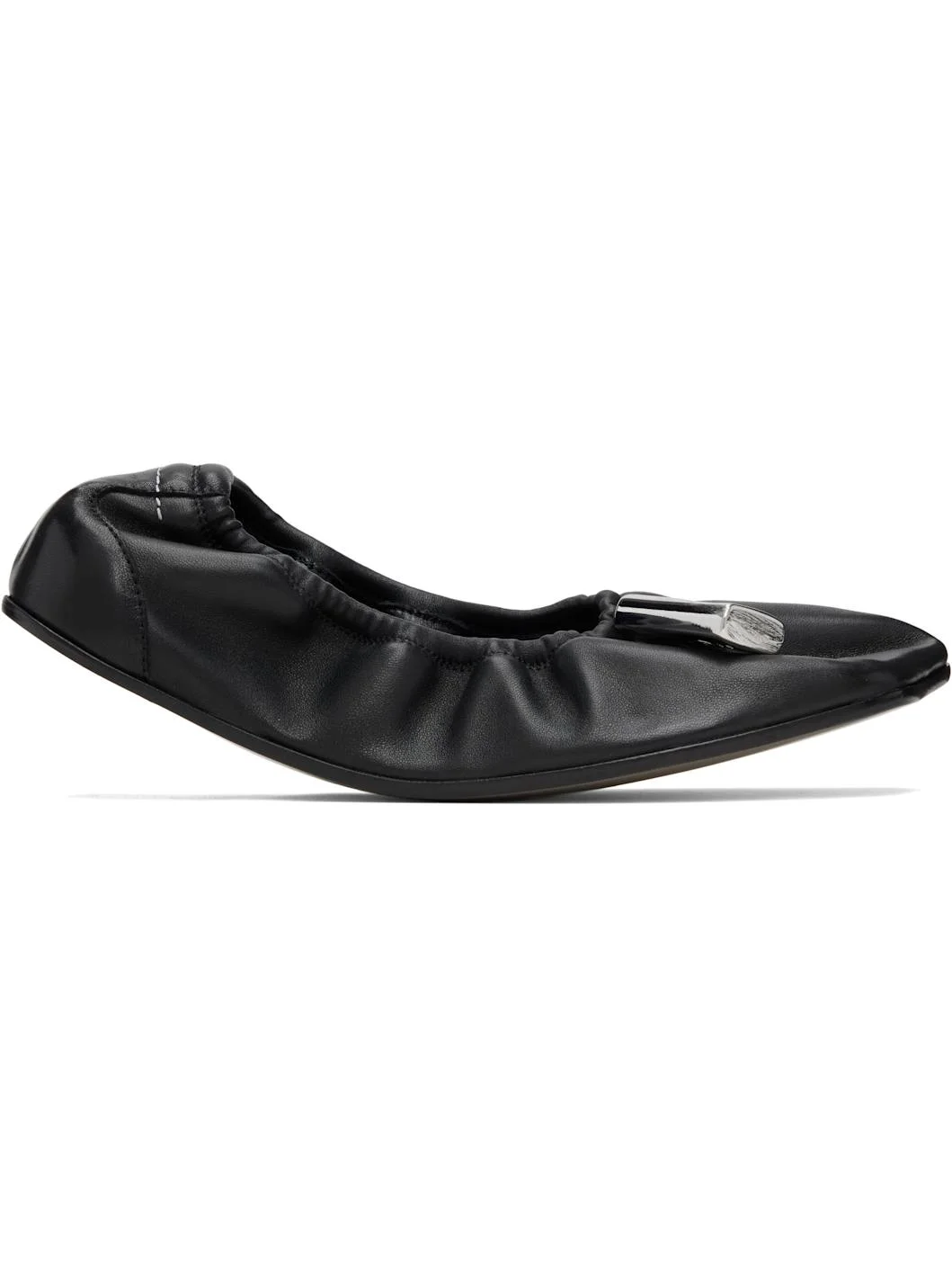 Black Anatomic Travel Charm Ballerina Flats - 1