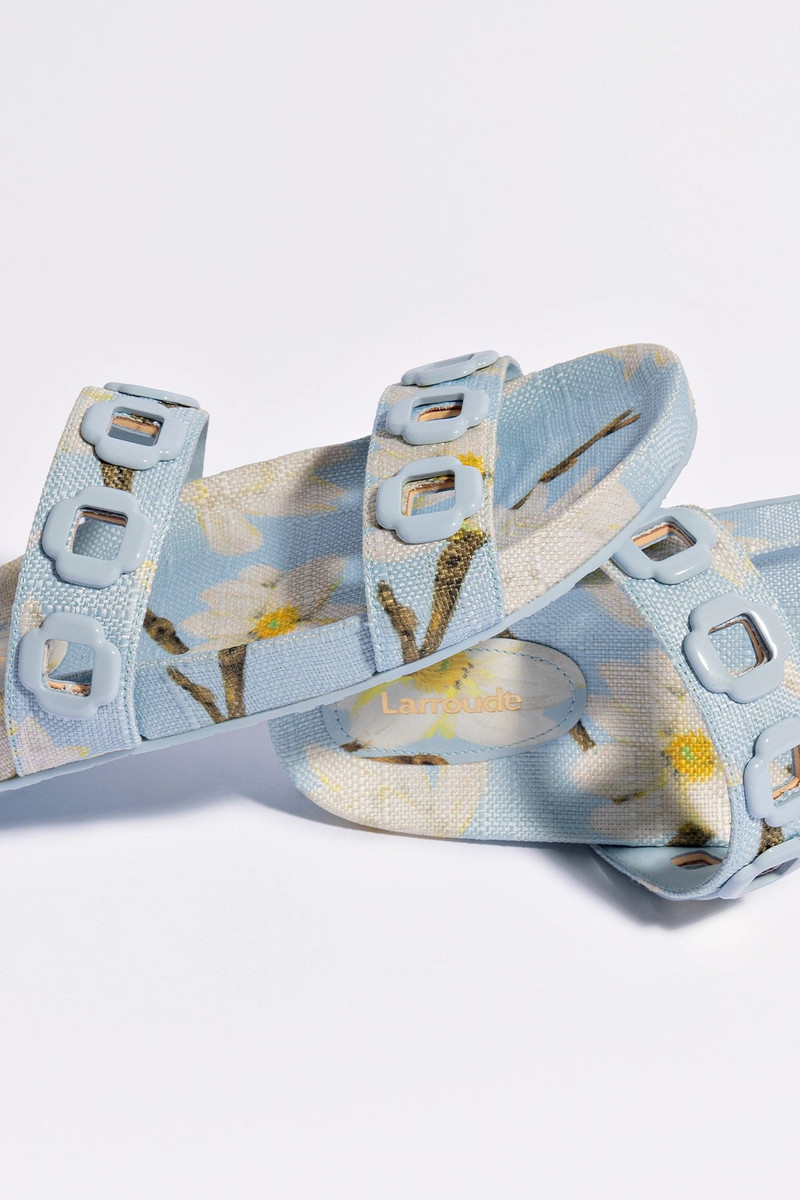 Milan Slide In Maya Printed Raffia 6