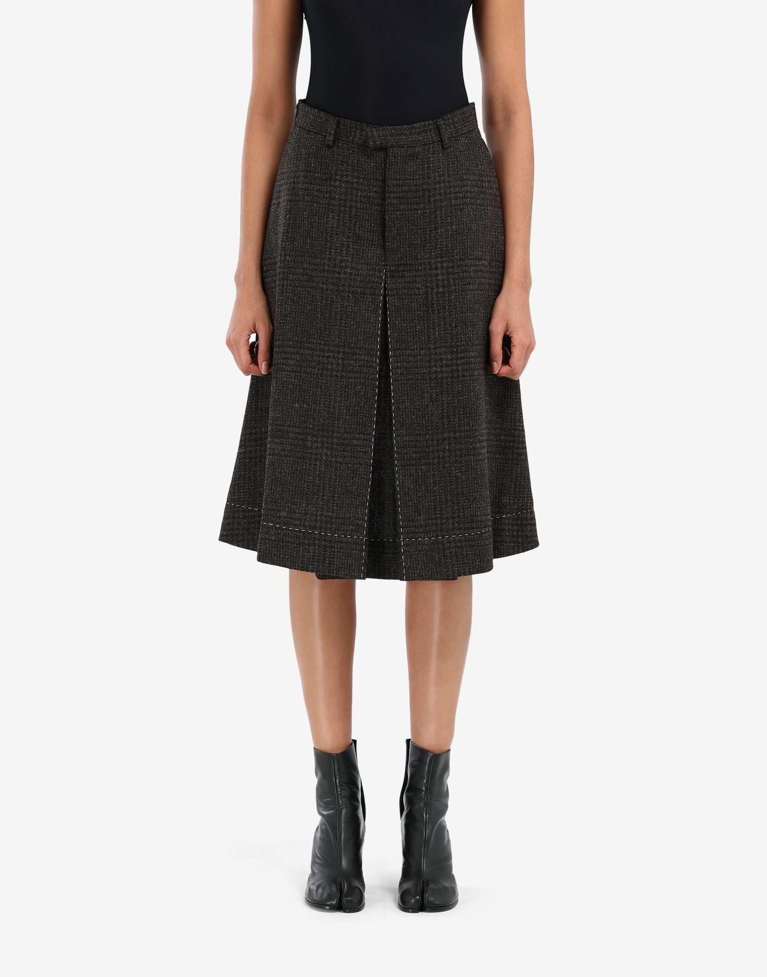 Wool pleat culottes - 5