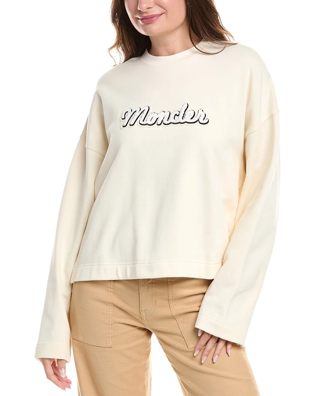 Moncler Embroidered Logo Sweatshirt - 1