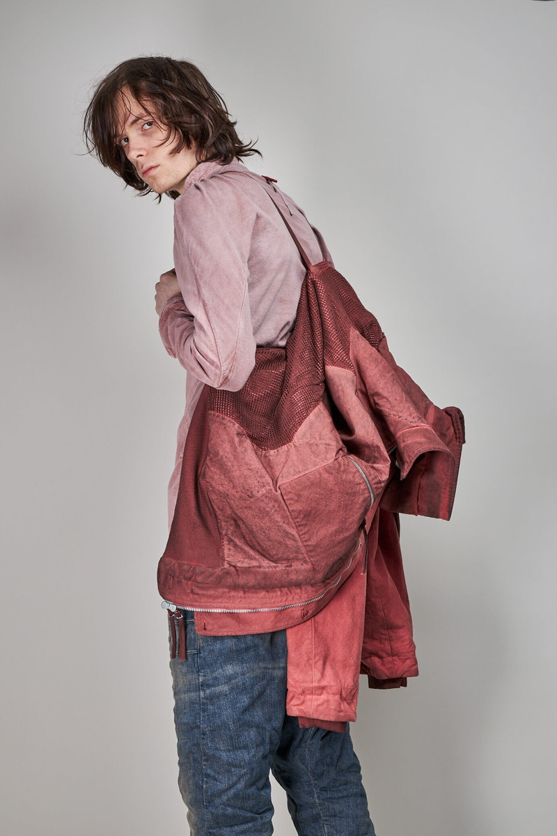Boris Bidjan Saberi Parka Jacket 1.2, faded dirty rose outlook