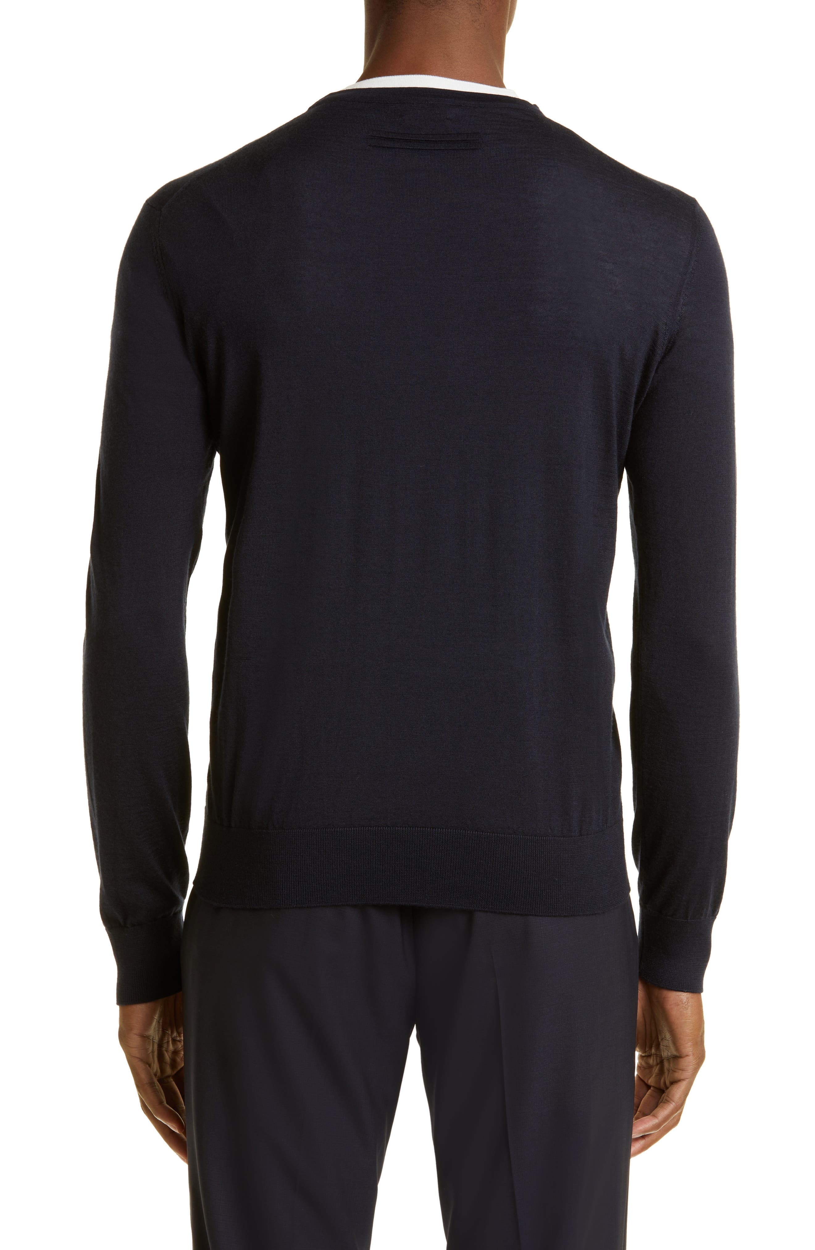 Men's Cashseta Cashmere & Silk Sweater - 2