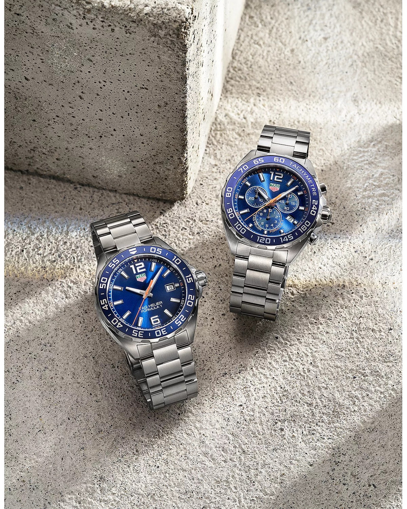 Formula 1 Quartz Men's Blue Steel Chronograph, 43mm 7