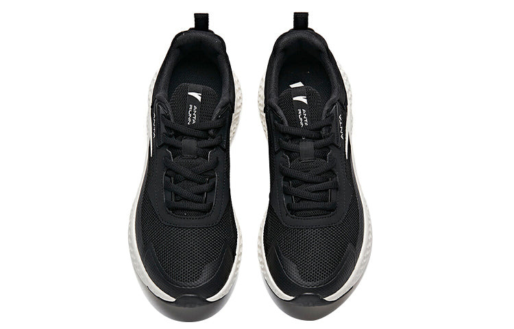 (WMNS) ANTA Running Series Sneakers 'Black Ivory White' 122115536S-4 - 3