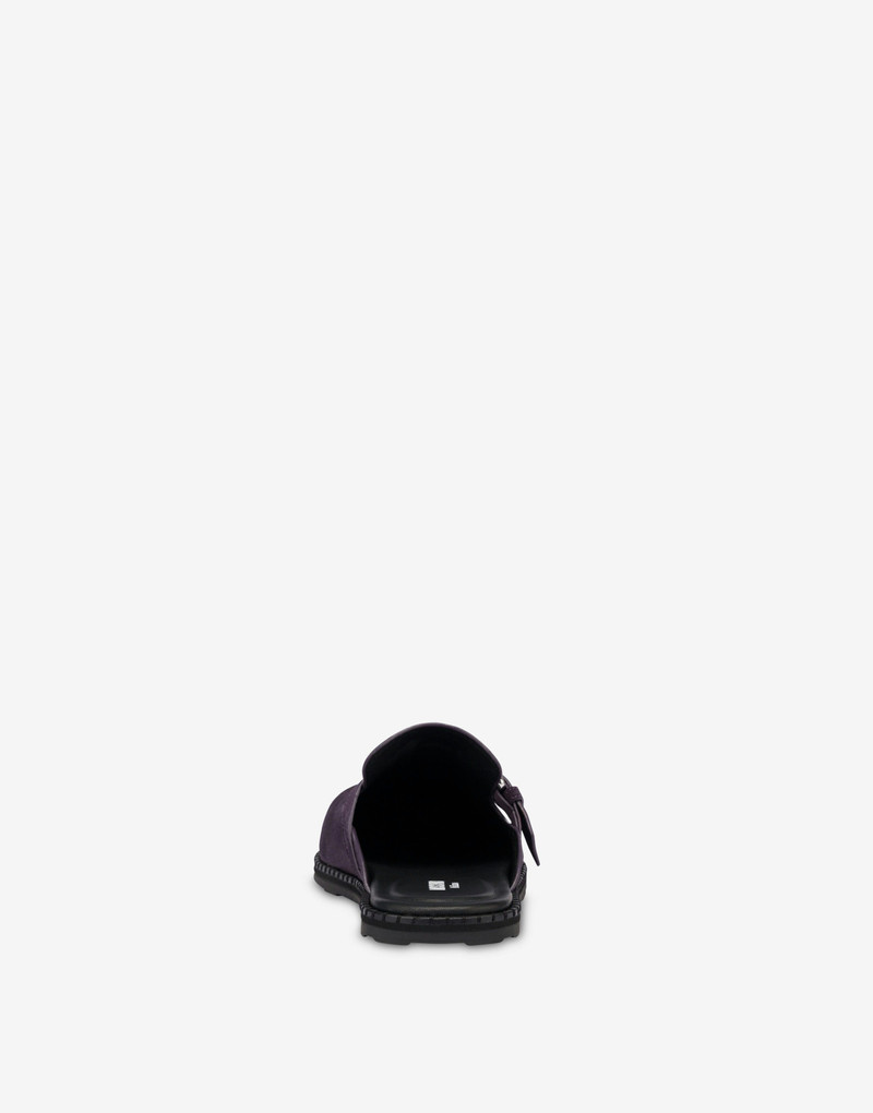 Moschino SUEDE SABOT WITH STRAP outlook
