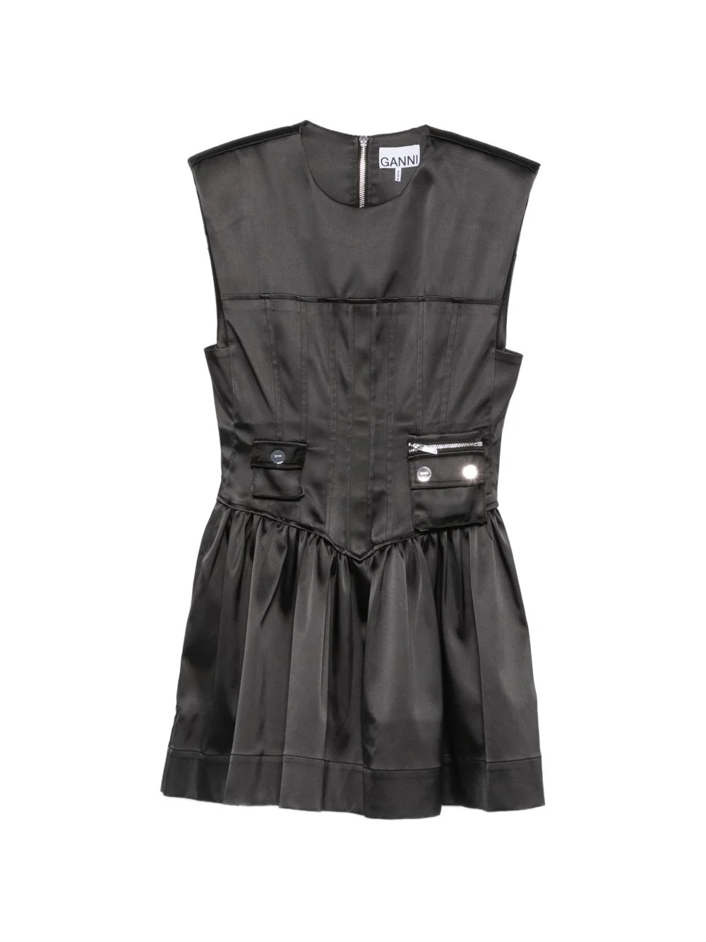 corset-style mini dress - 1