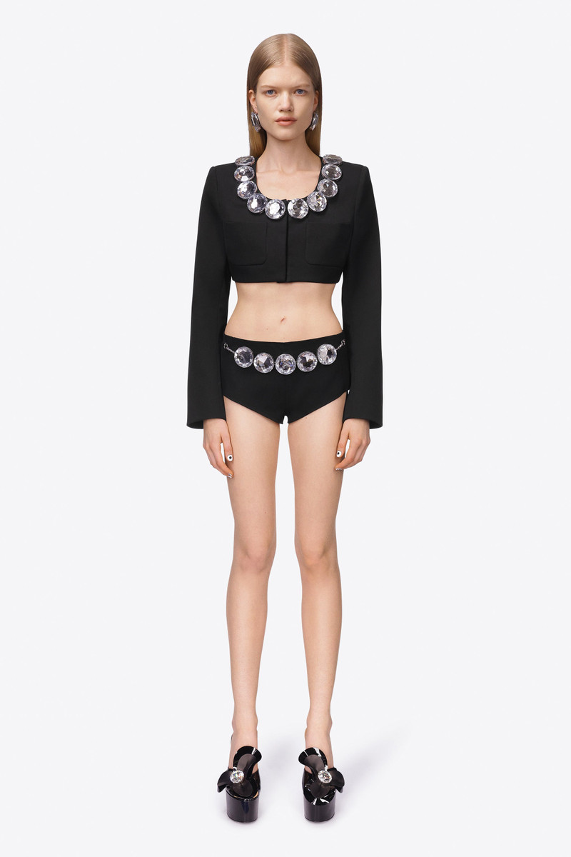 JUMBO CRYSTAL CROPPED BLAZER 3