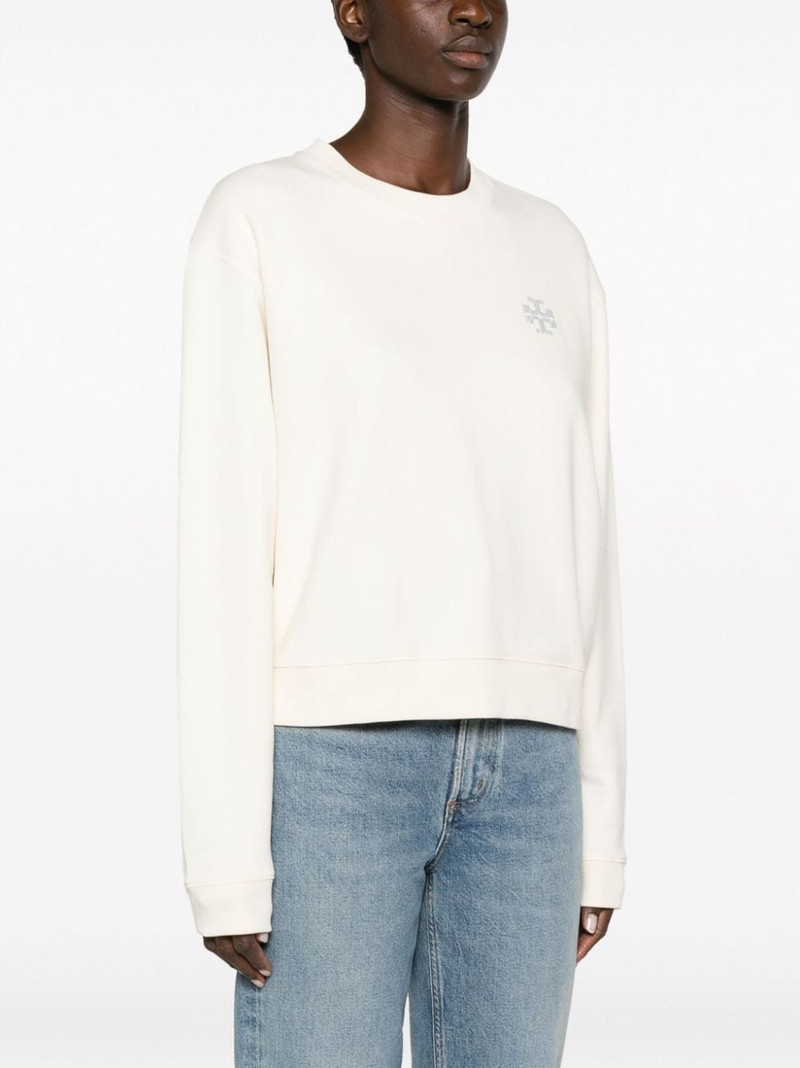 logo-embellished cotton sweatshirt 3