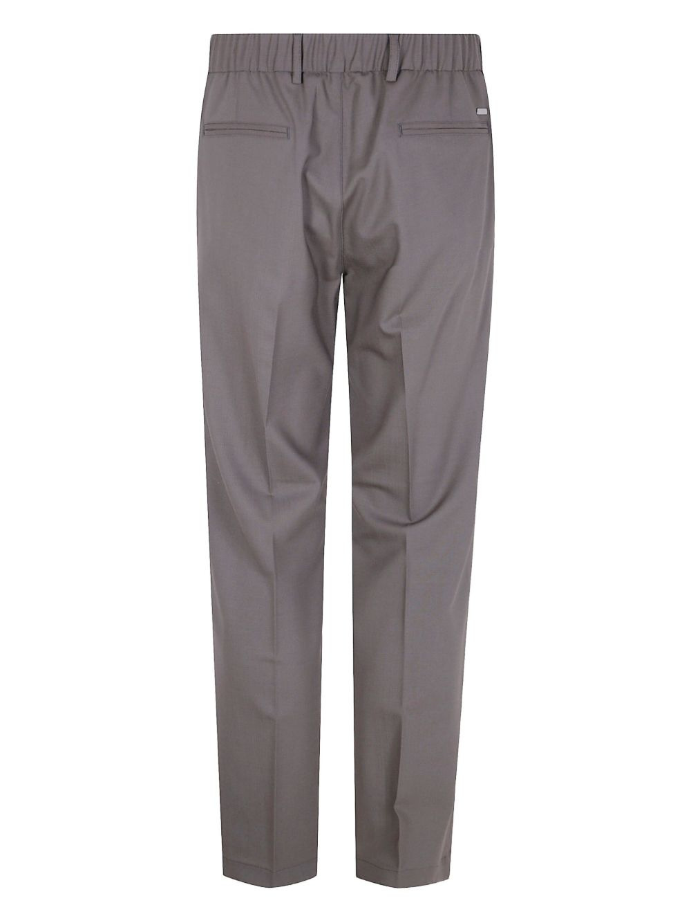 pleated back-pocket trousers - 2