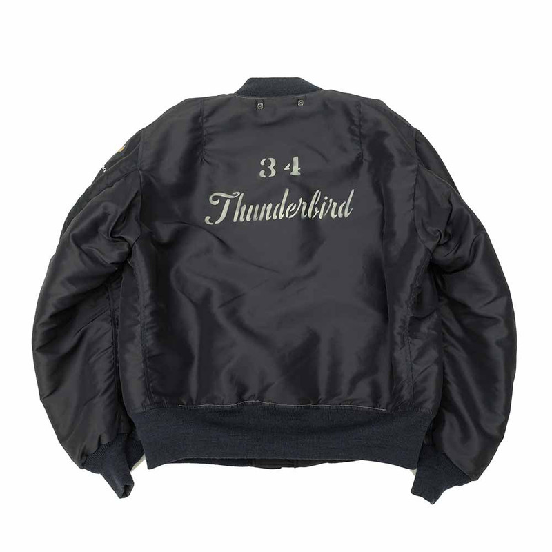 Buzz Rickson's Type B-15C(MOD.) A.F.BLUE - 34th BOMB.SQ.THUNDERBIRDS - BR15744 outlook