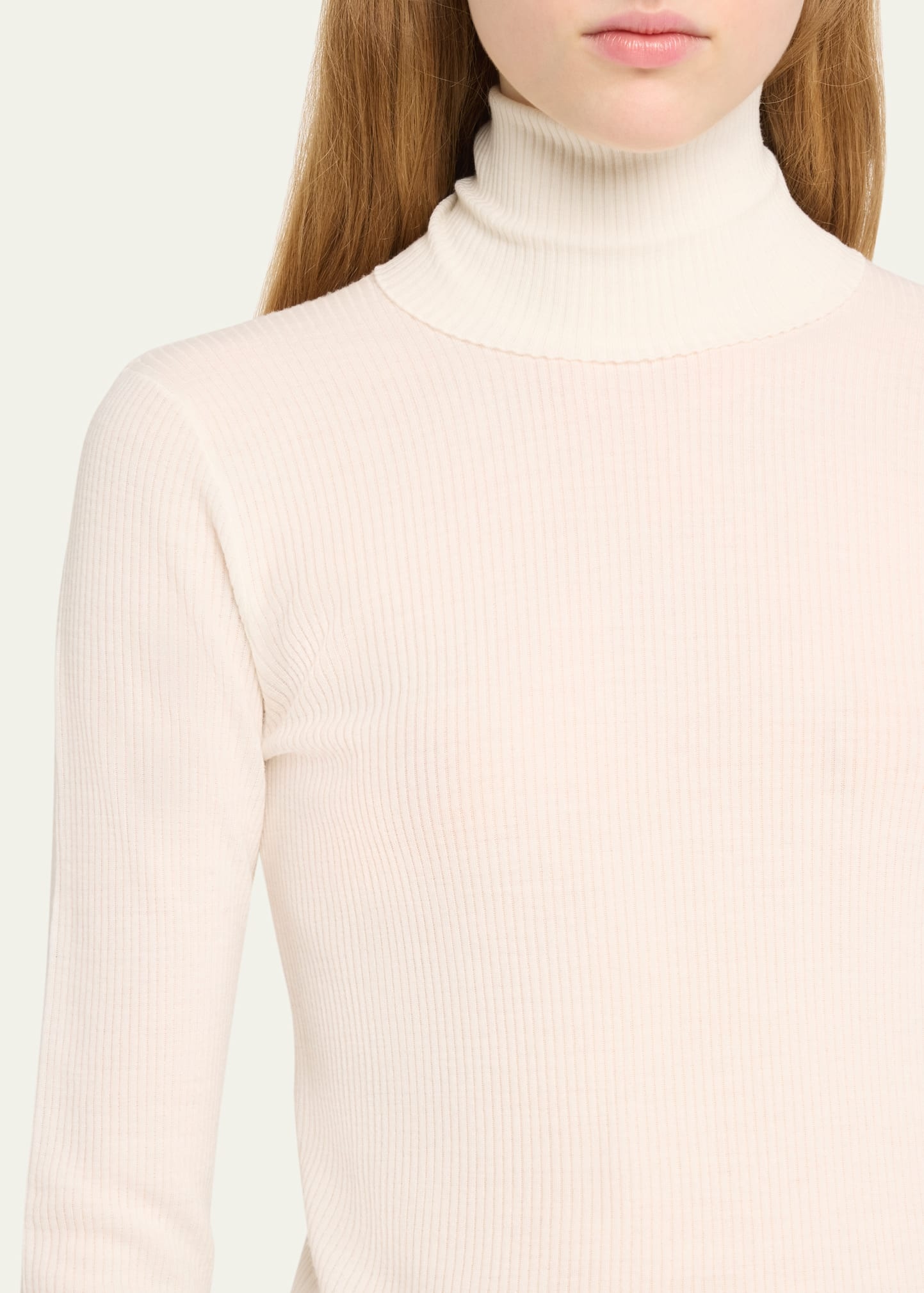 Taupo Ribbed Wool Turtleneck - 5
