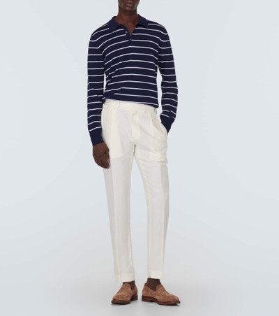 Ralph Lauren Striped cotton piqué polo shirt outlook