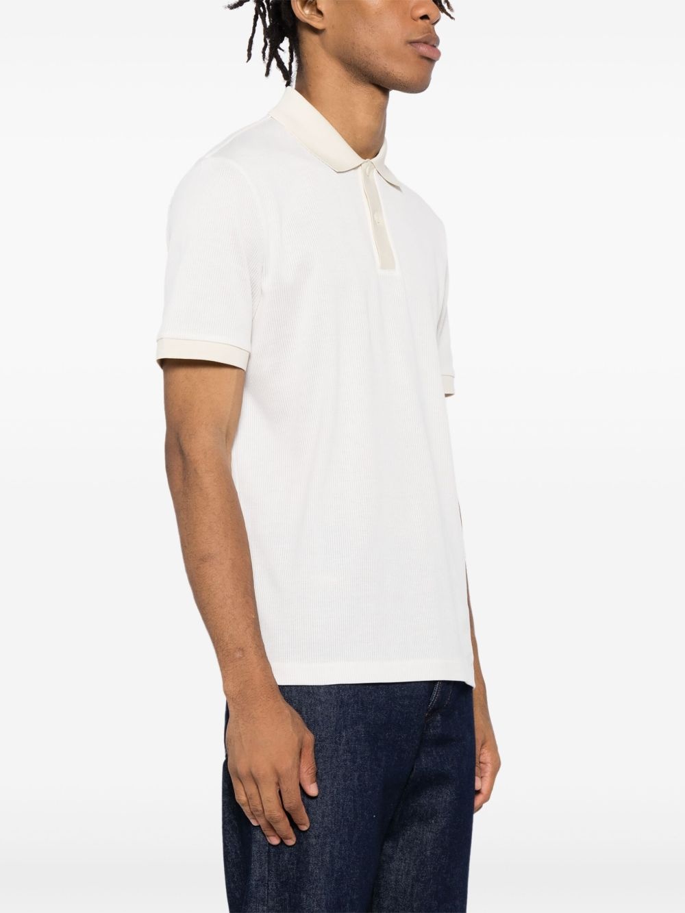 regular-fit knit polo shirt - 3