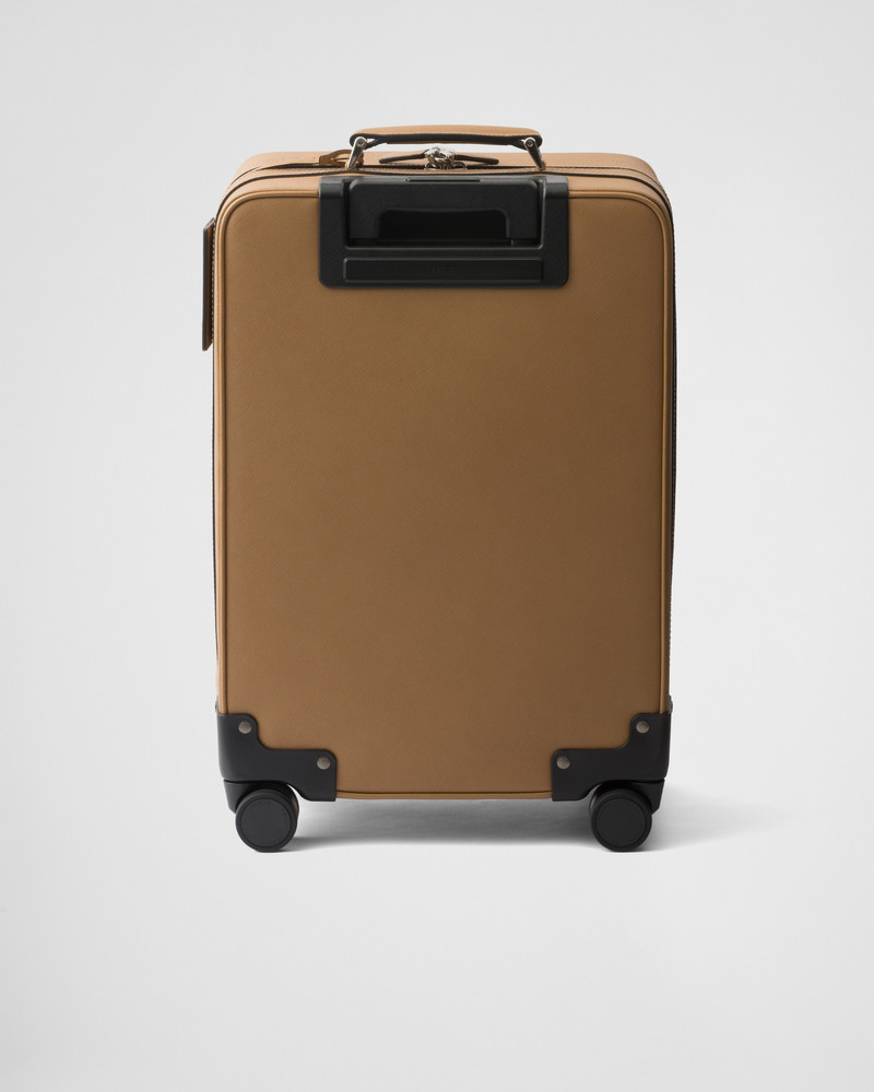 Saffiano leather trolley 3