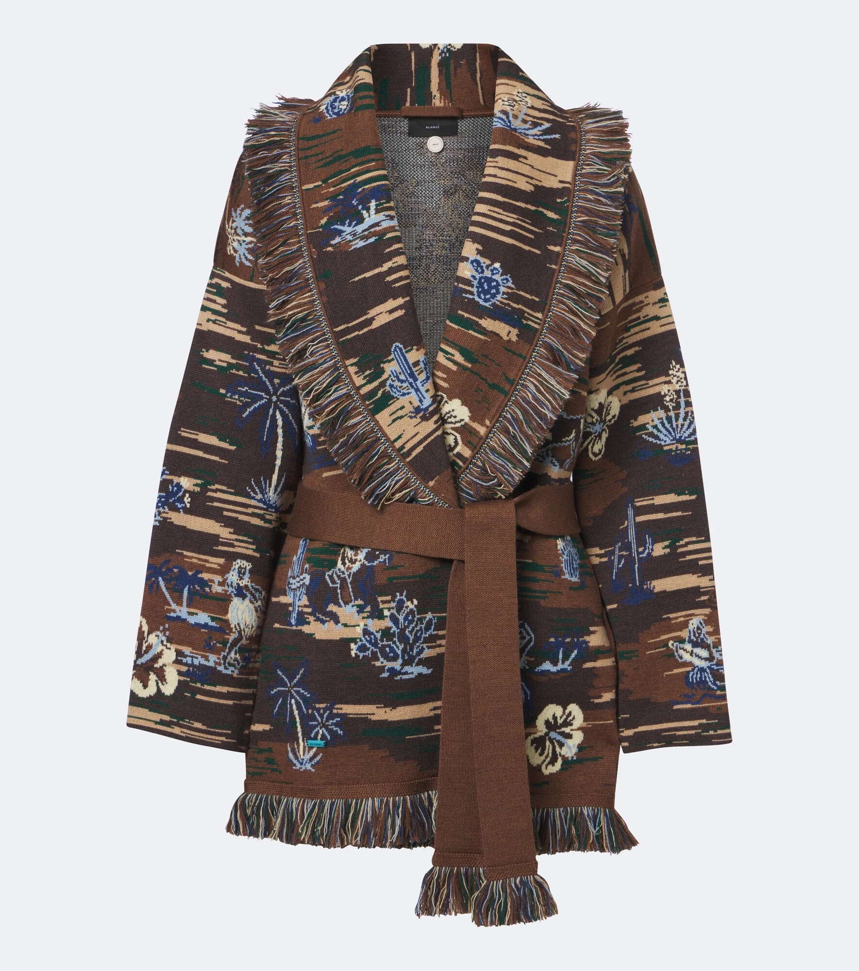 Texhawaii Rountrip jacquard wool-blend cardigan - 1