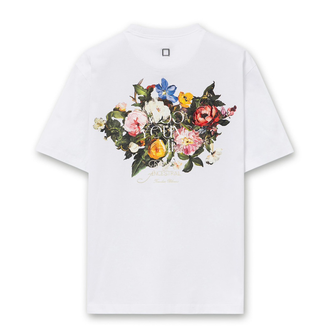 Back Flower Print Tee - 1