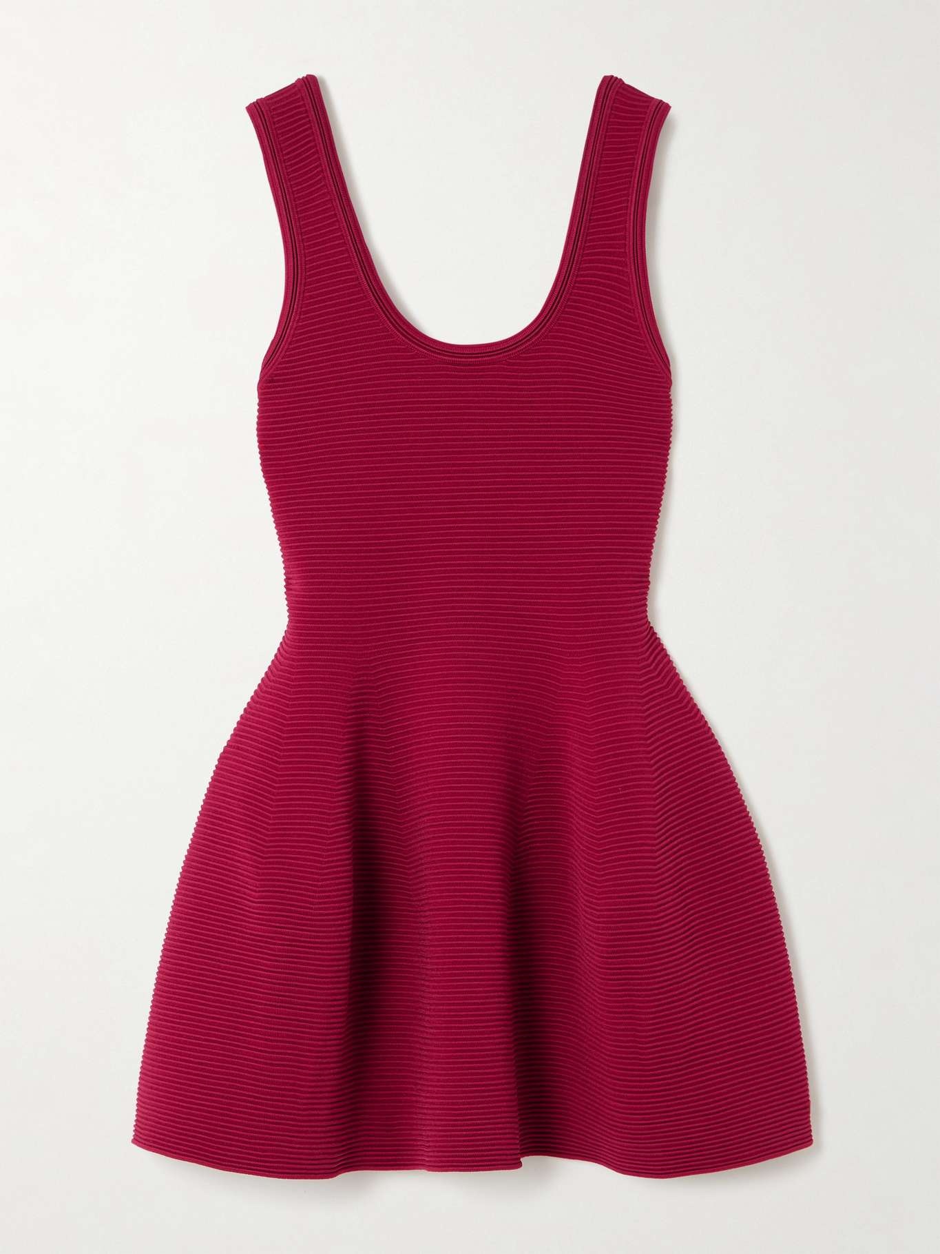 Larina ribbed-knit mini dress - 1