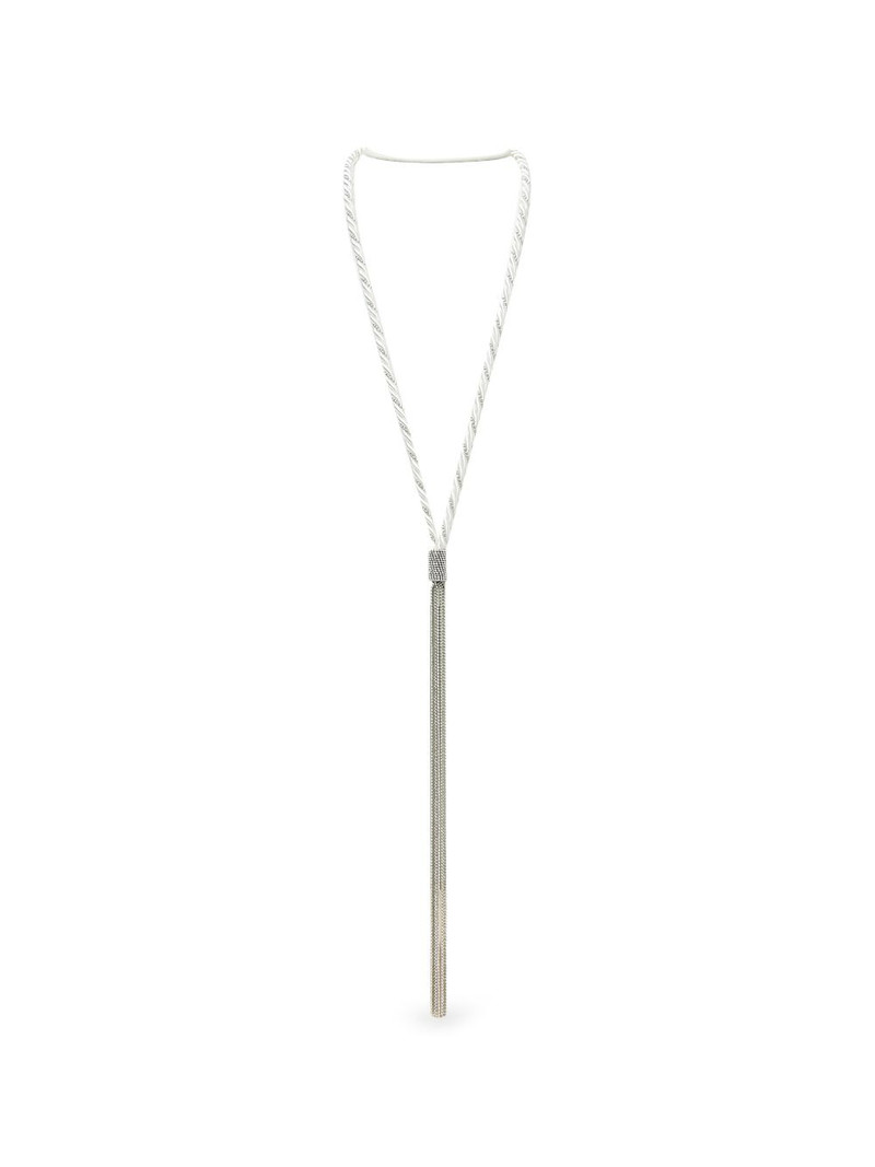 Punto Luce chain tassel necklace 1