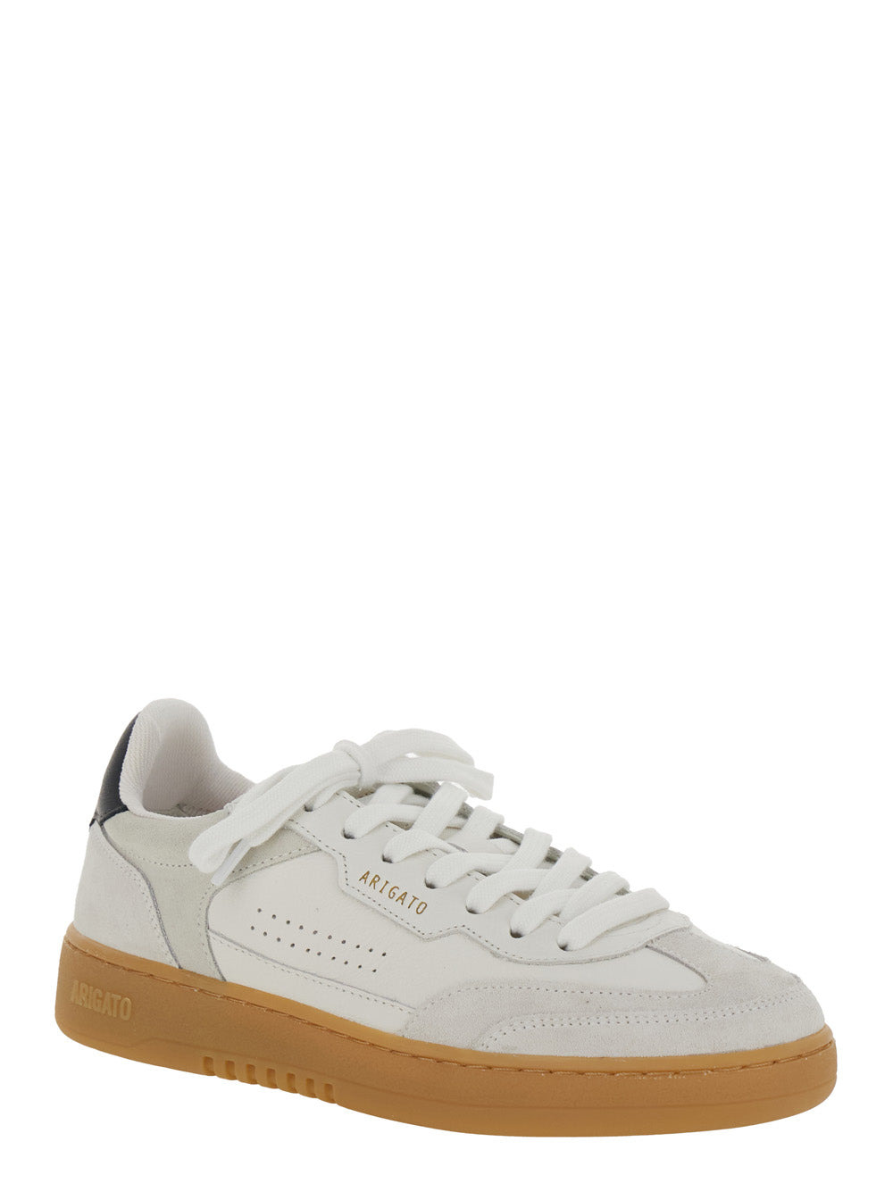 Axel Arigato Women 'Dice T-Toe' White Low Top Sneakers With Logo Patch On The Tongue And Logo Letter - 2