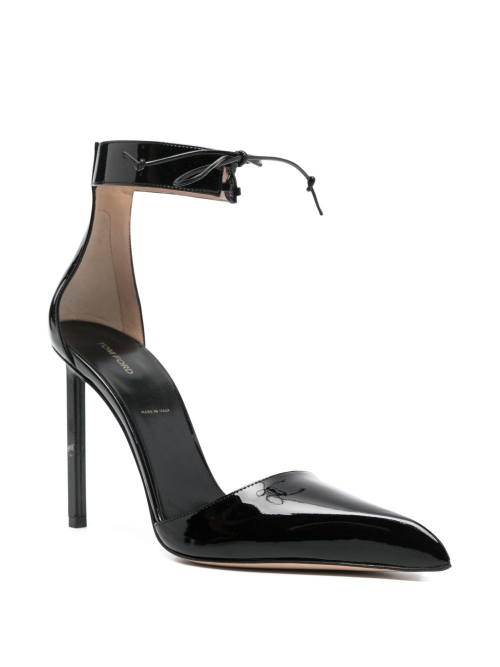 105mm patent leather pumps - 2