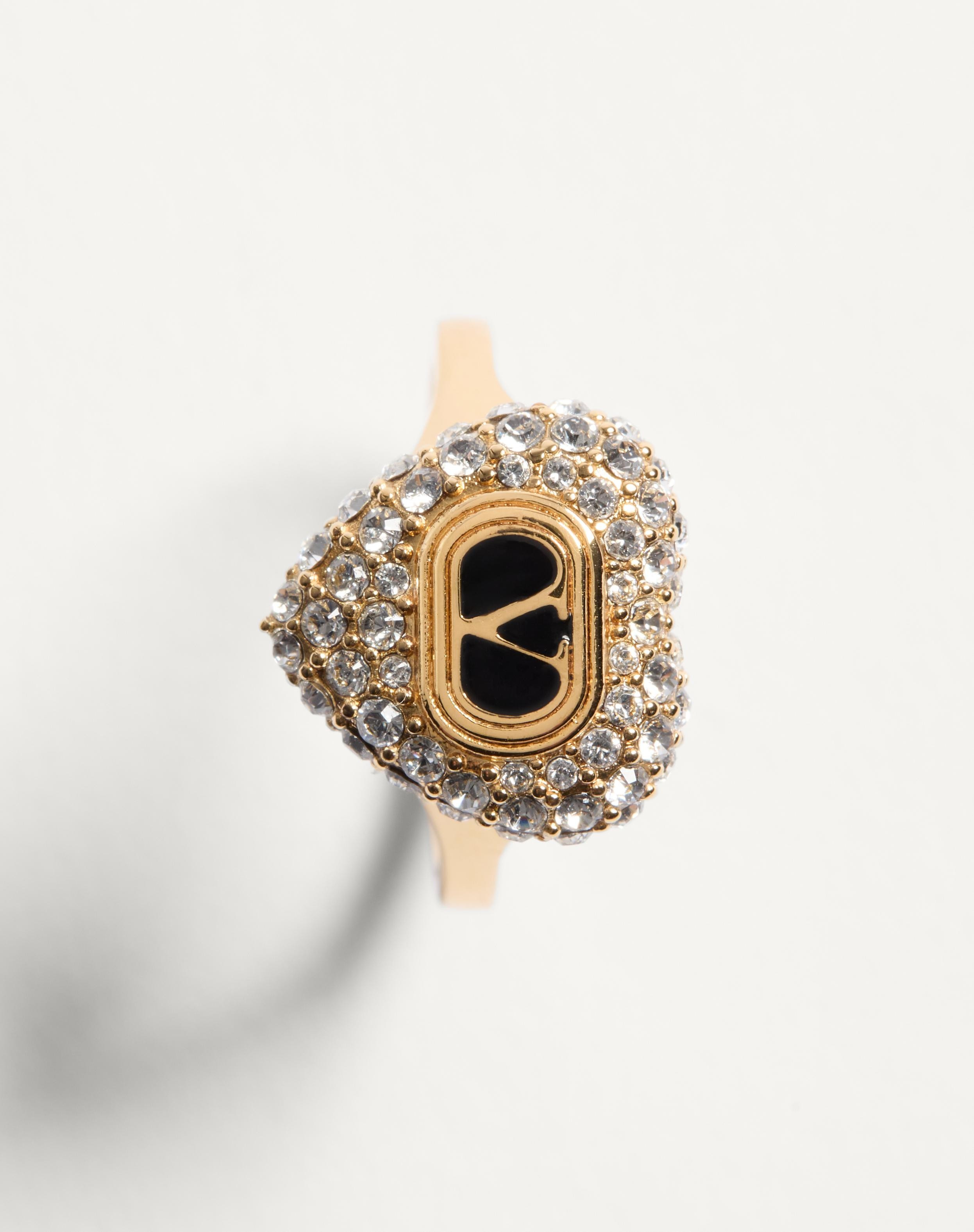 COEUR ROYAL RING IN METAL, ENAMEL AND SWAROVSKI® CRYSTALS - 4