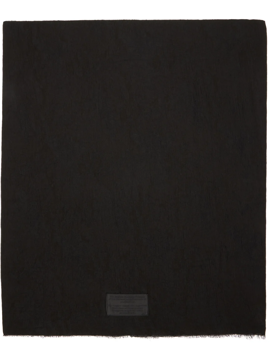 Black Camouflage Jacquard Stole Scarf - 1