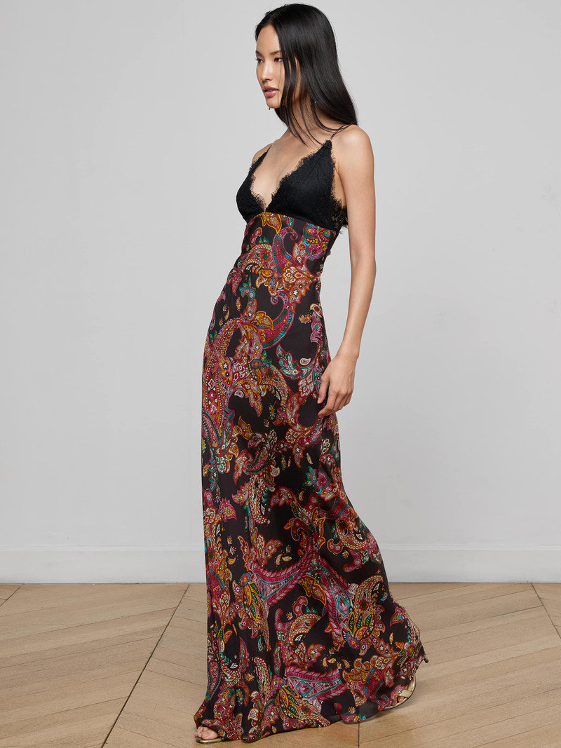 Susanna Silk Lace Gown 3