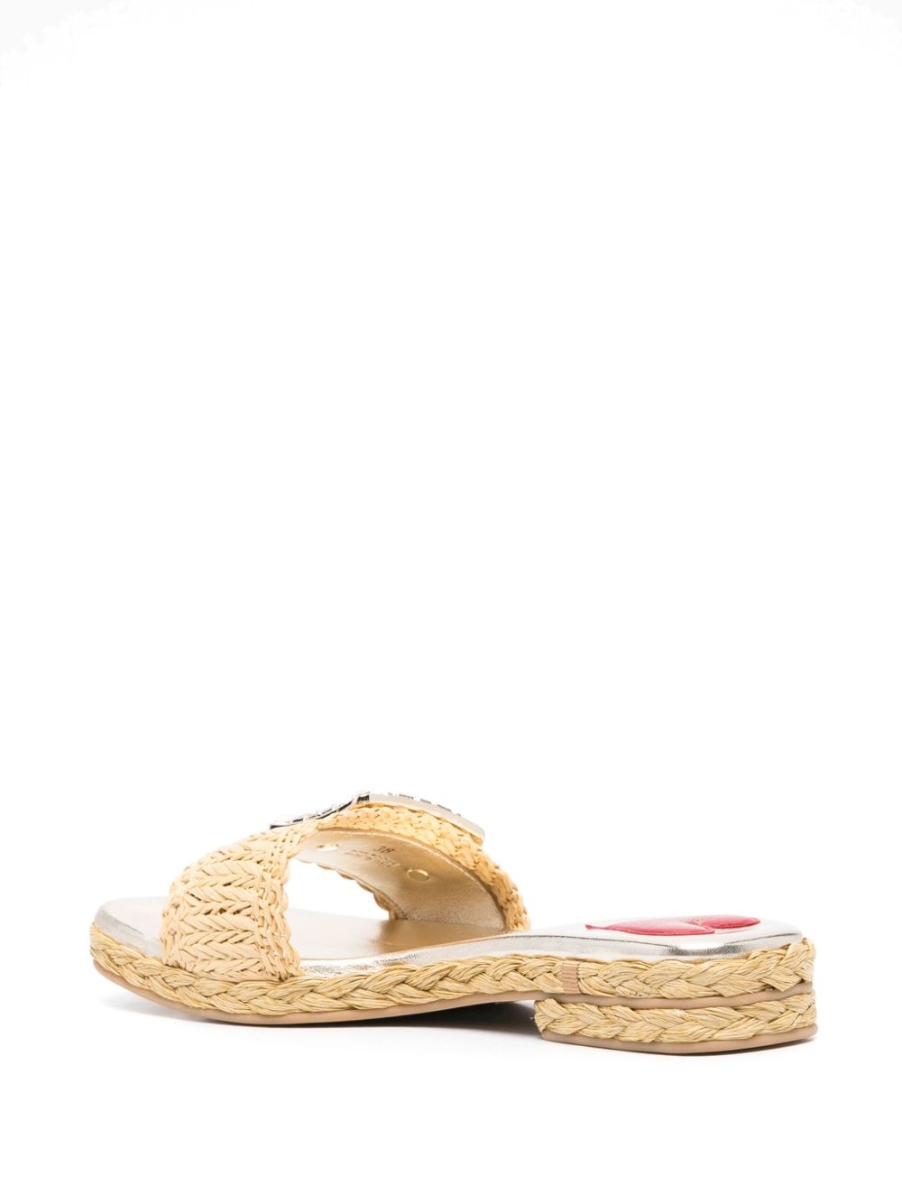 crystal-embellished sandals - 3