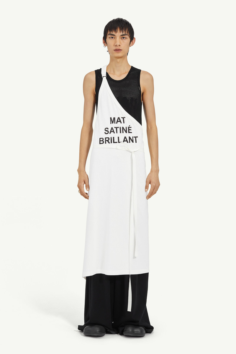 MM6 Maison Margiela Cotton jersey top outlook