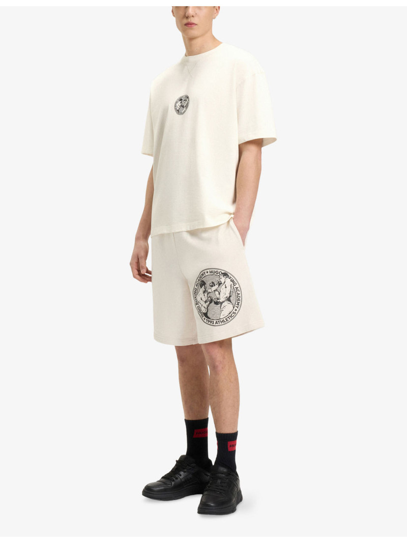 HUGO Graphic-Print Short-Sleeve Cotton T-Shirt outlook