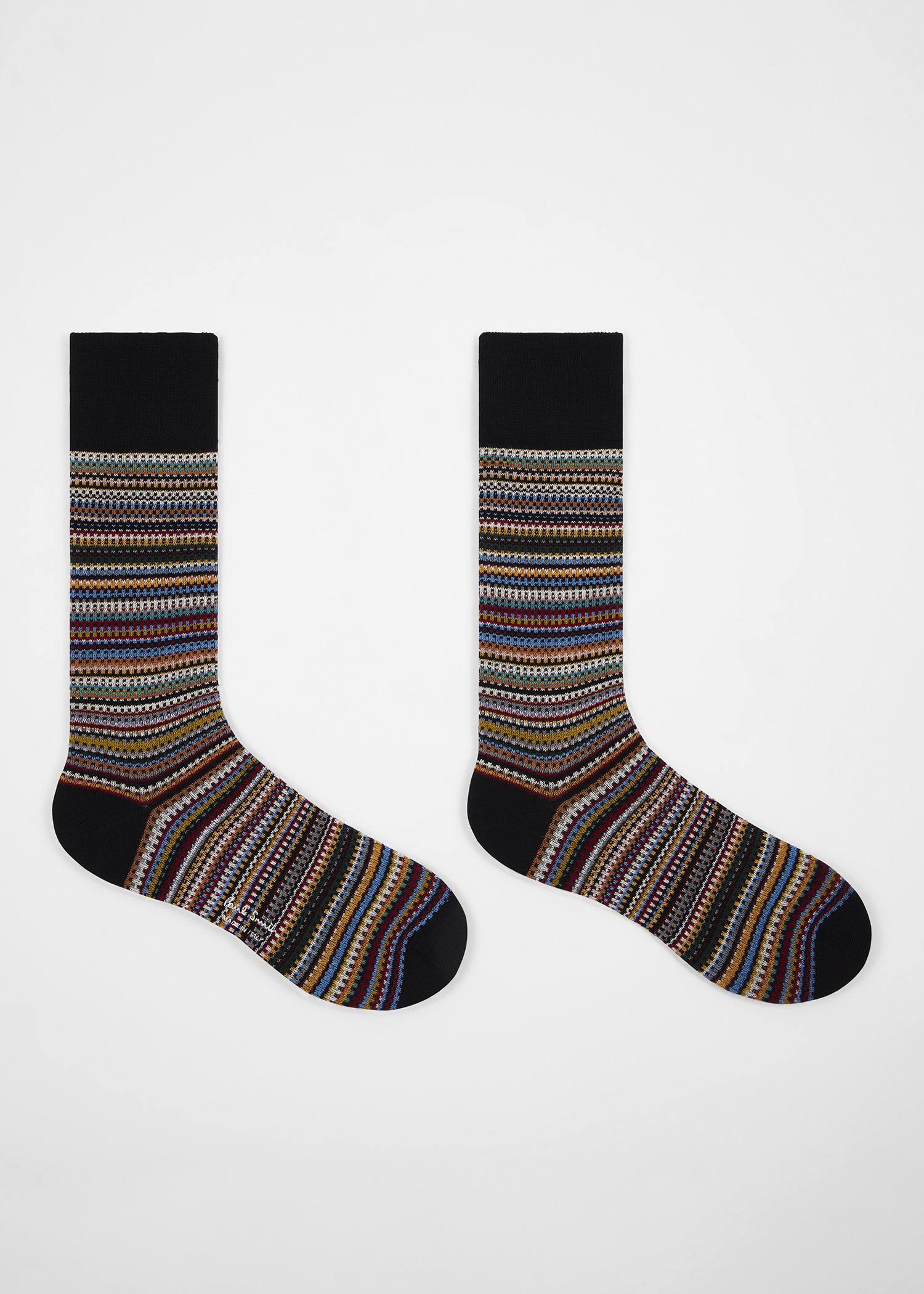 Signature Stripe Cotton-Blend Pique Socks - 2