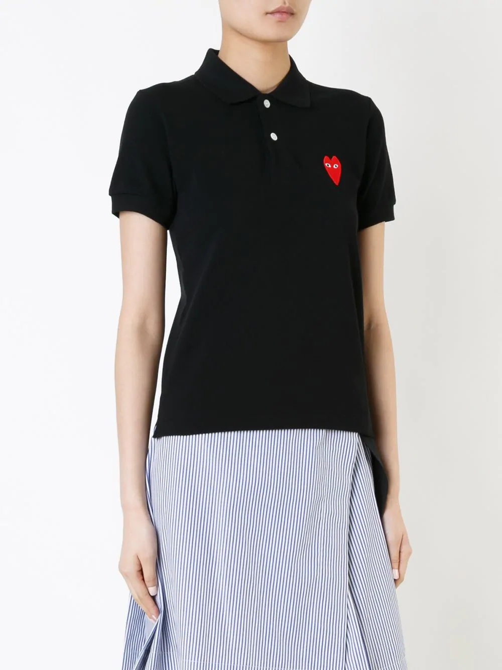 heart logo polo shirt - 3