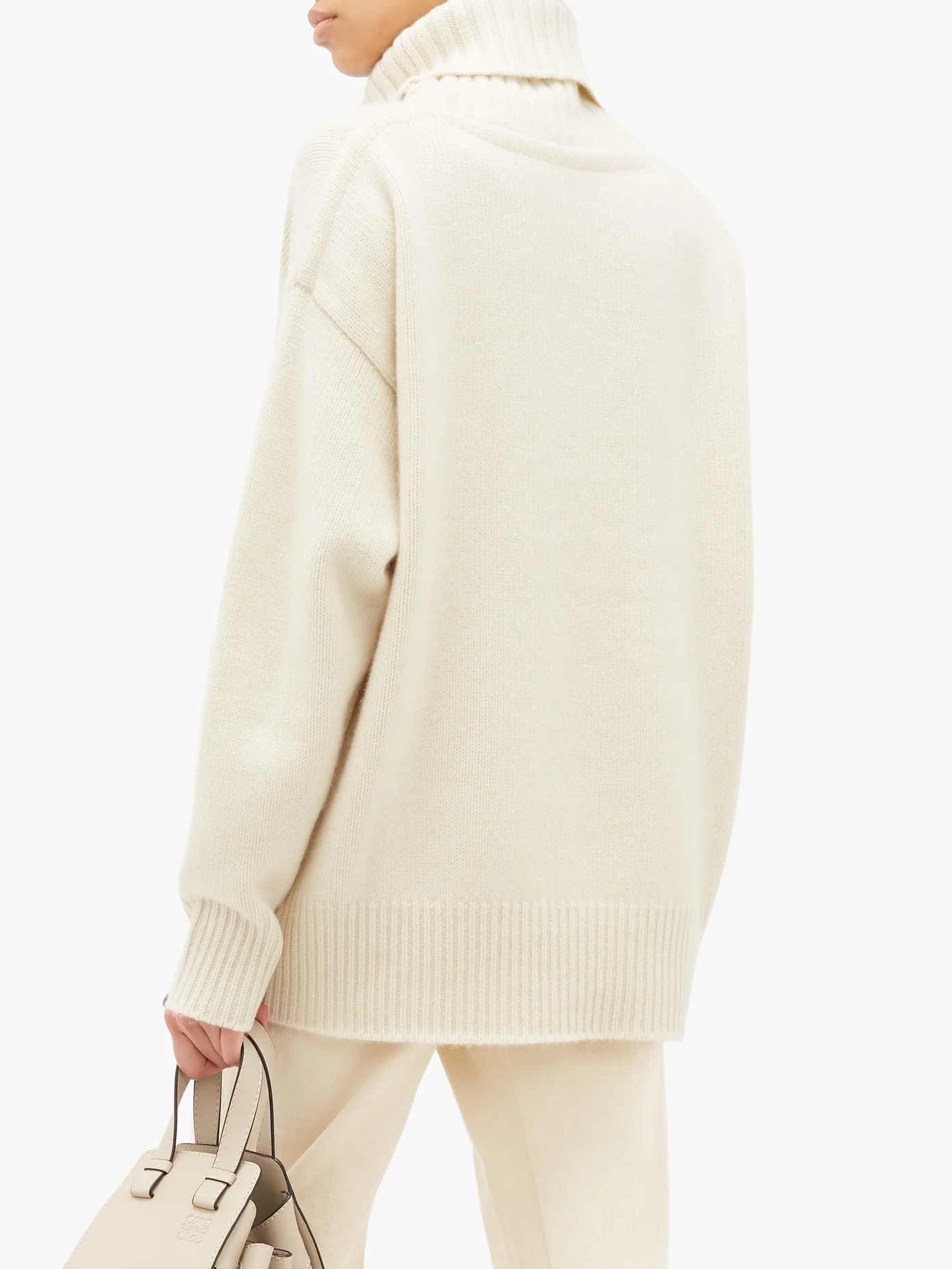 No. 20 Oversize Xtra stretch-cashmere sweater - 5