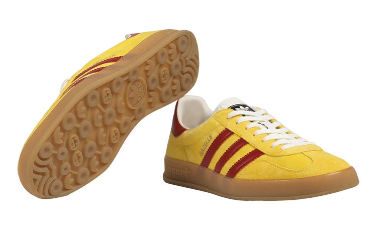 adidas x Gucci Gazelle 'Yellow Velvet' 707848-9STU0-7170 - 4