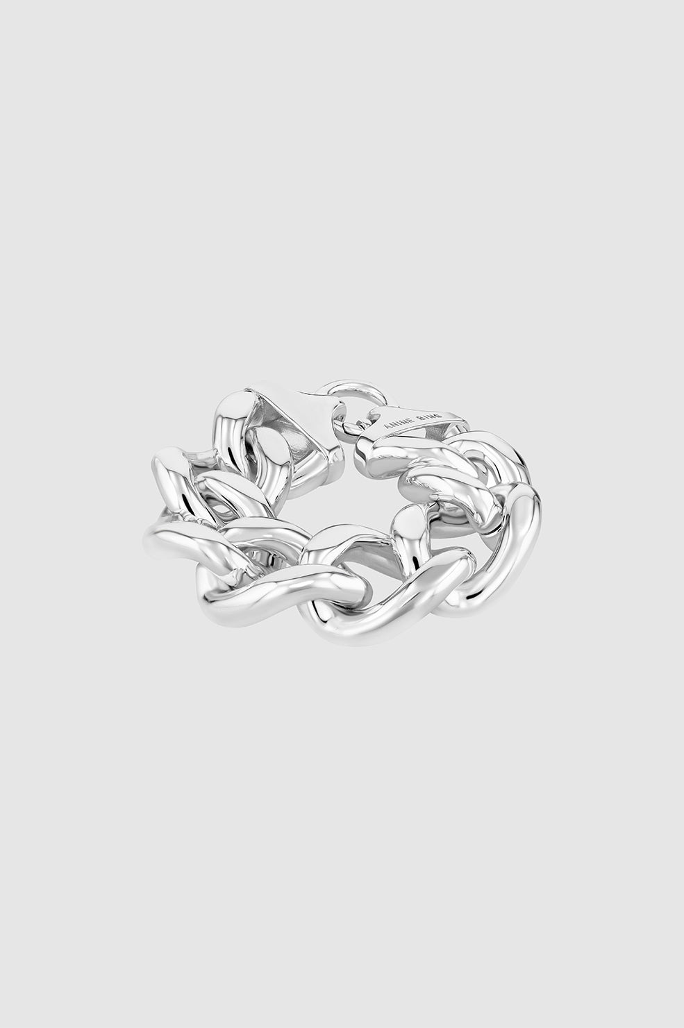 Chunky Chain Bracelet - Silver - 3