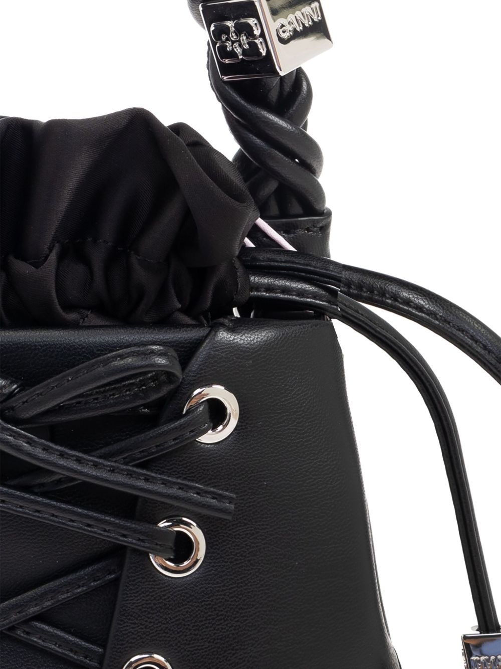 recycled-leather tote bag - 5