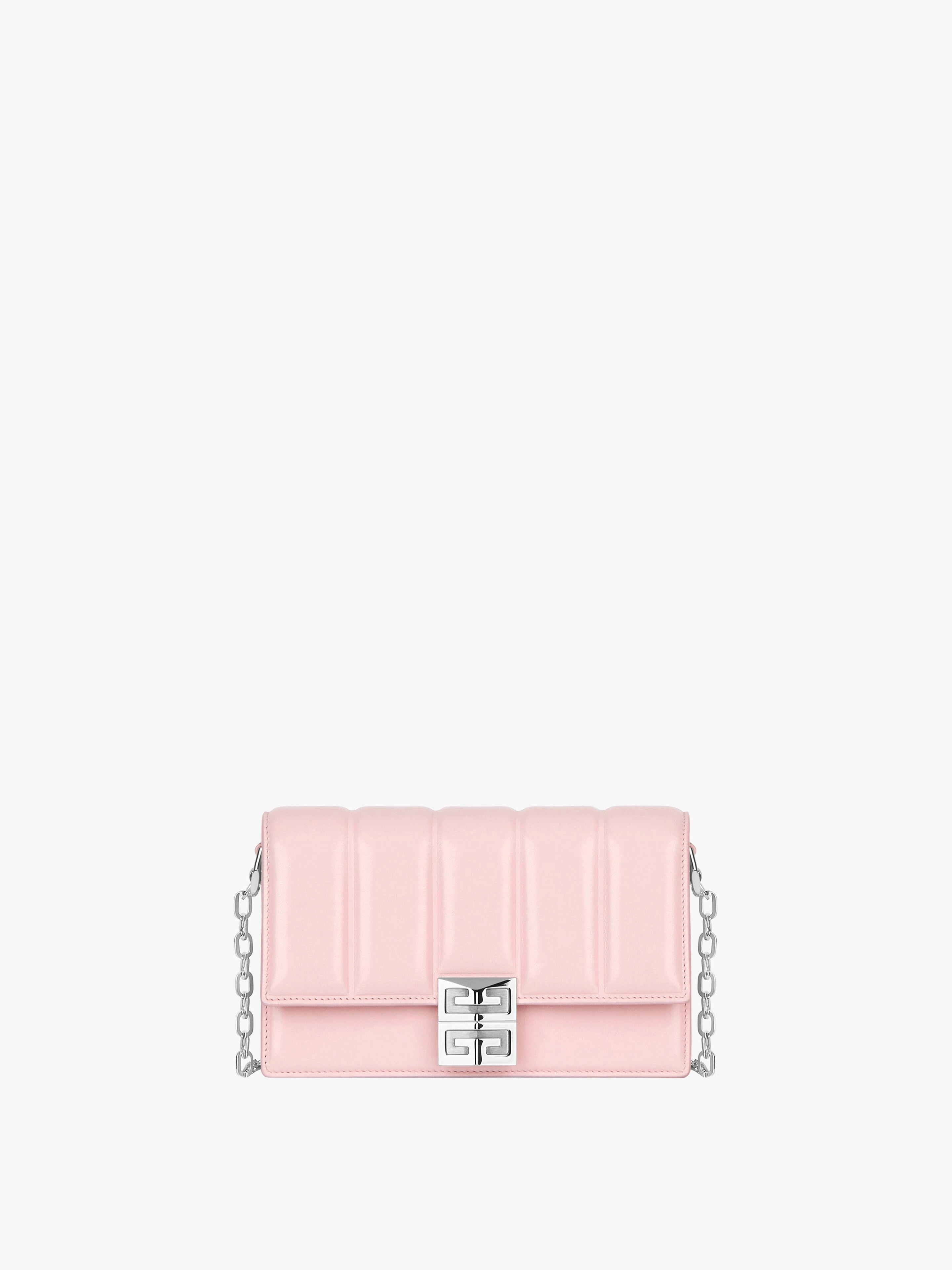SMALL 4G BAG IN PADDED LEATHER WITH CHAIN - 1