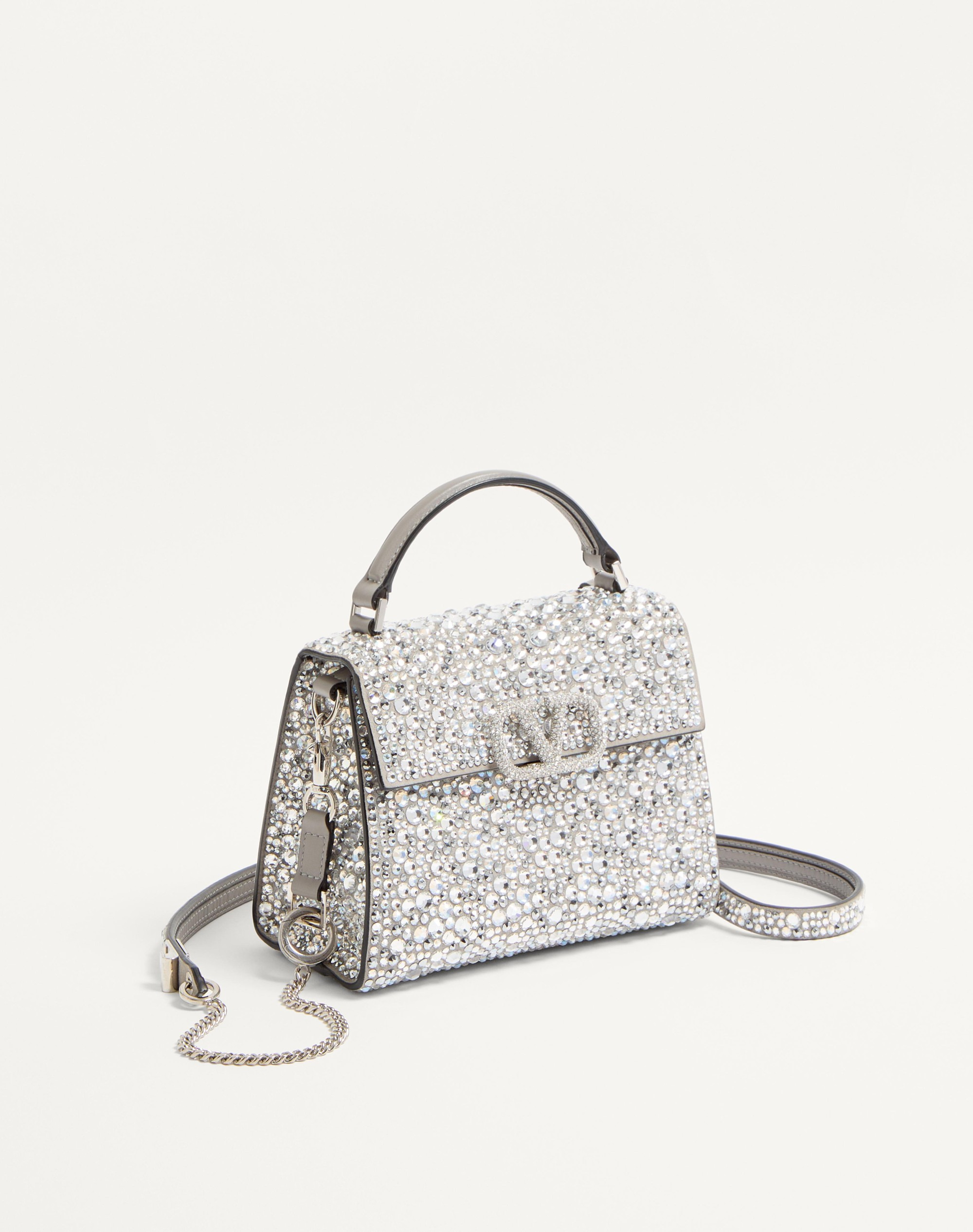 MINI VSLING HANDBAG WITH SPARKLING EMBROIDERY - 2