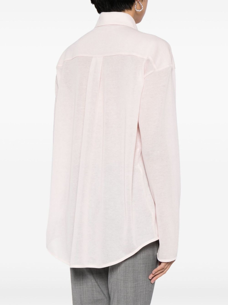 fine-knit semi-sheer shirt 4