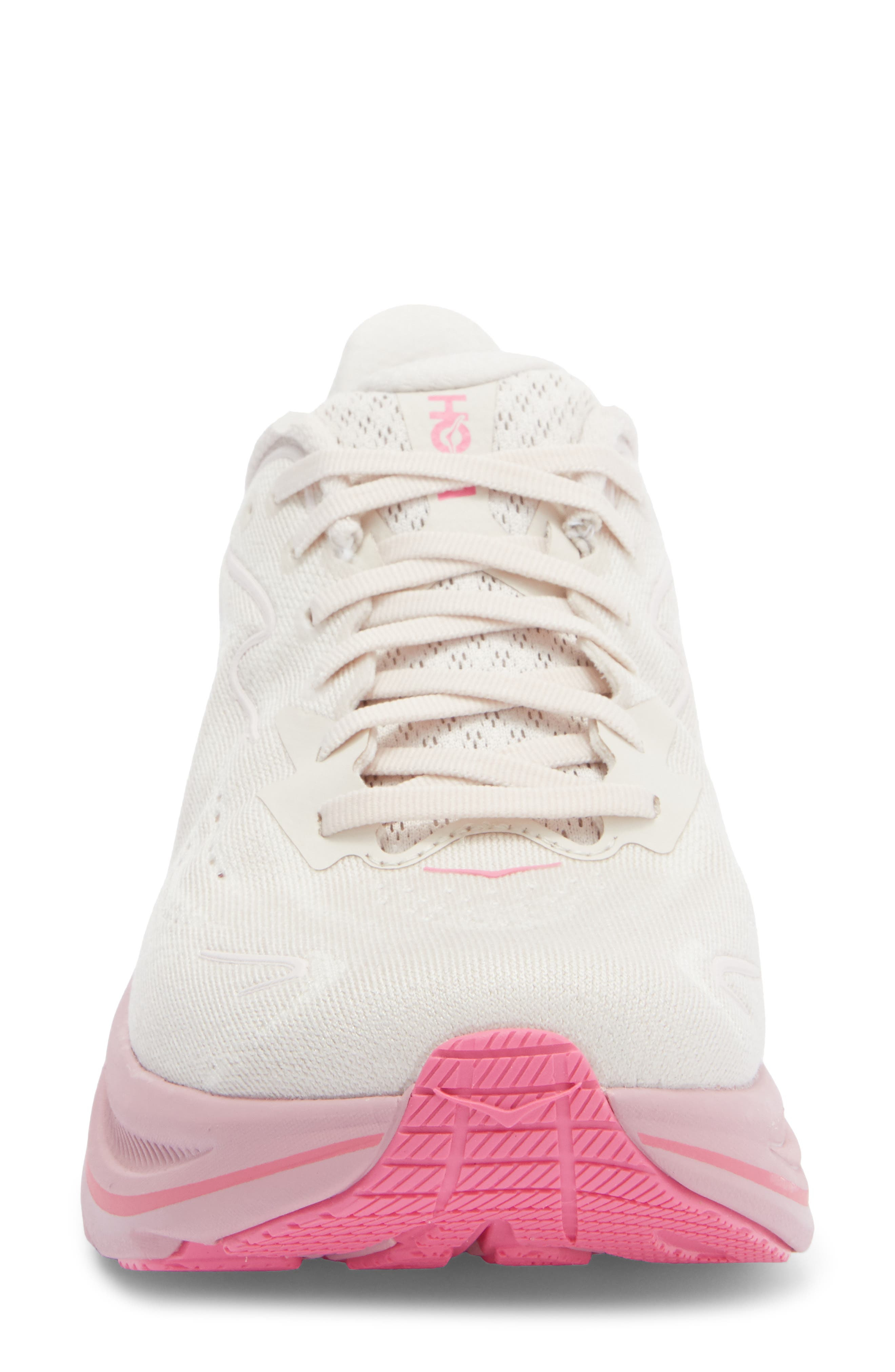 HOKA Clifton 10 Running Shoe in Rose Cream /Rose at Nordstrom - 4