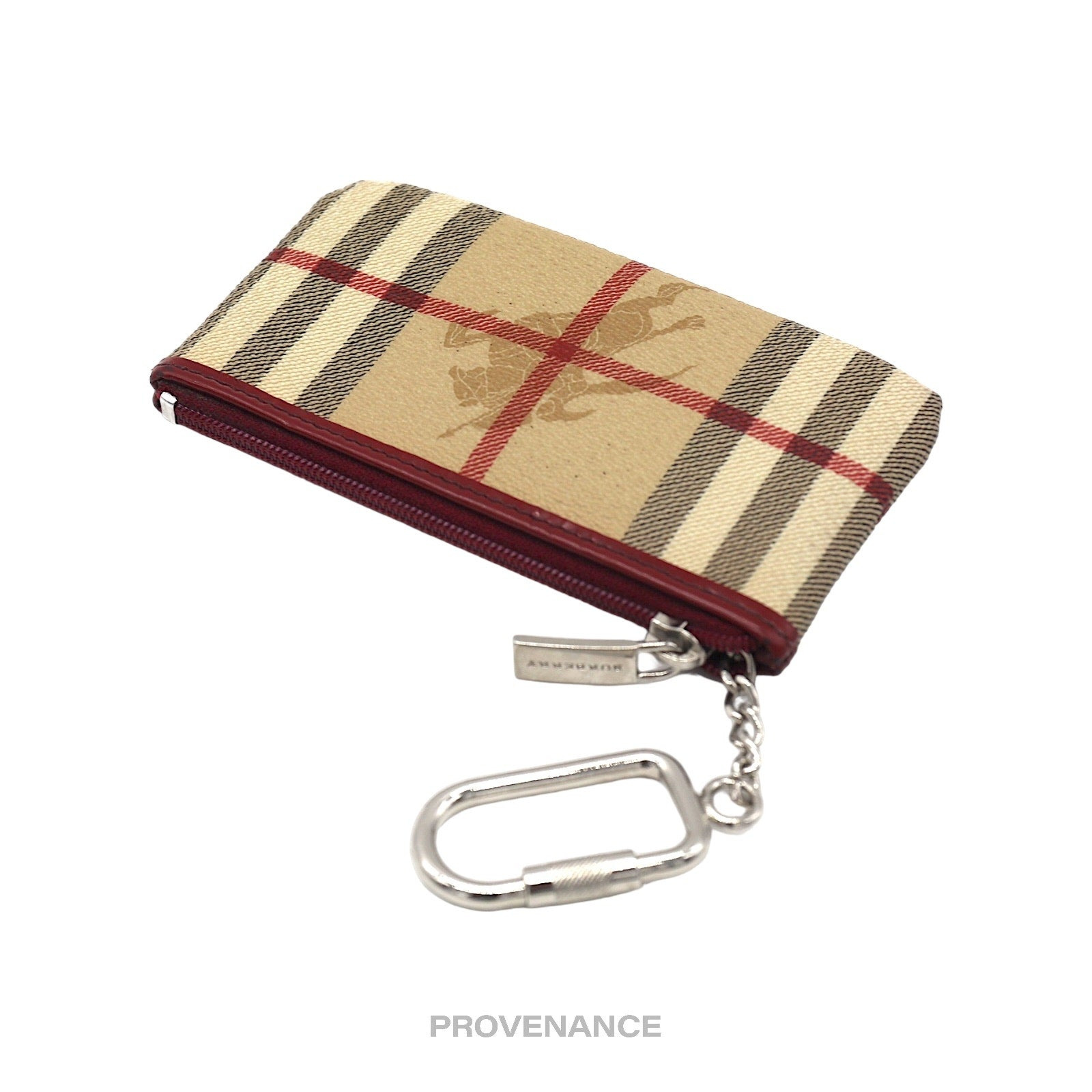 Burberry Key Pouch Cles - Haymarket Check Red - 7